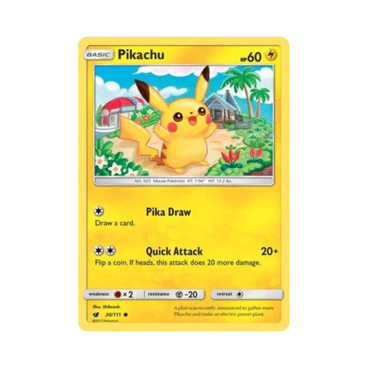 Pokemon TCG Pikachu C Crimson Invasion (English Ver.)