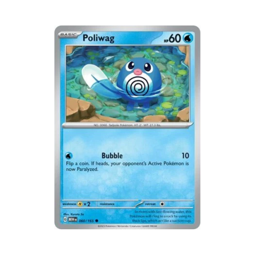 Pokemon TCG Poliwag C Scarlet & Violet 151 (English Ver.)