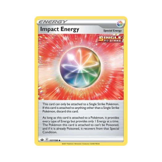 포켓몬 TCG 임팩트 에너지 U 칠링 레인 (영문판)