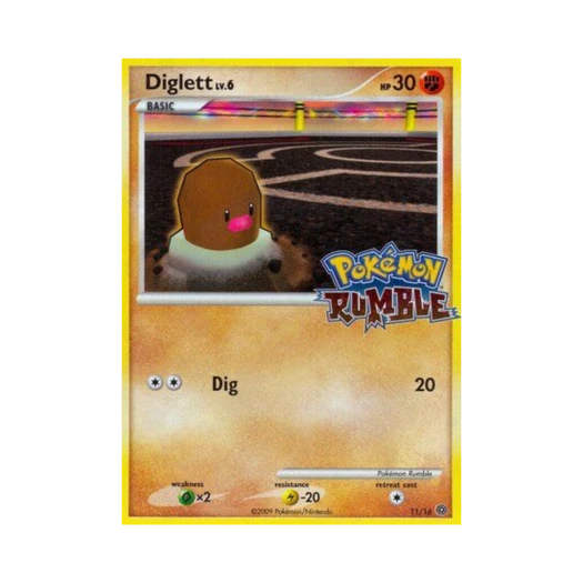포켓몬 TCG 디그다 포켓몬 럼블 (영문판)