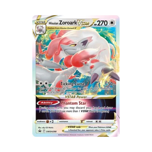Pokemon TCG Hisuian Zoroark VSTAR Jumbo P Sword & Shield Promos (English Ver.)