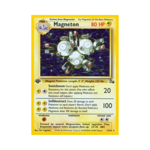 포켓몬 TCG 레어코일 RH 포실 (영문판)