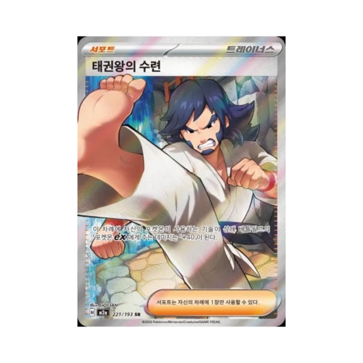 Pokemon TCG Black Belt's Training SR Mega Dream ex (Korean Ver.)