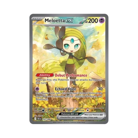 포켓몬 TCG 메로엣타 ex SIR 블랙볼트 (영문판)