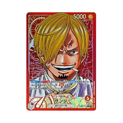 원피스 TCG 상디 L-P PRB01-001 프리미엄 부스터 원피스 카드 더 베스트 (일어판)
