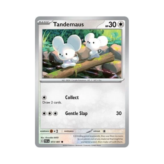 Pokemon TCG Tandemaus C Paldean Fates (English Ver.)