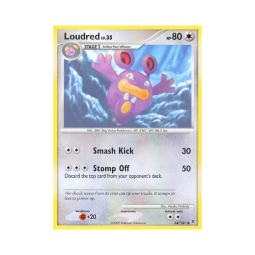 Pokemon TCG Loudred U Supreme Victors (English Ver.)