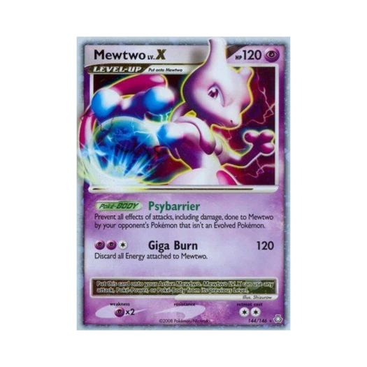 Pokemon TCG Mewtwo LV.X RHL Legends Awakened (English Ver.)