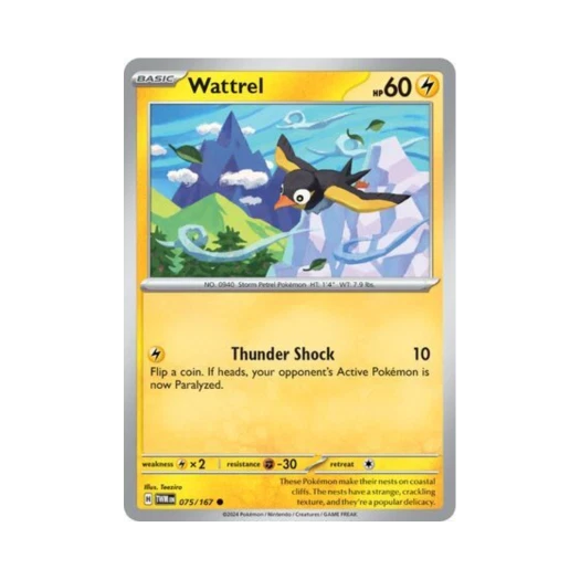 Pokemon TCG Wattrel C Twilight Masquerade (English Ver.)