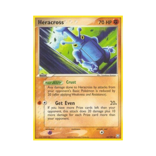 포켓몬 TCG 헤라크로스 U EX 로켓단 리턴즈 (영문판)