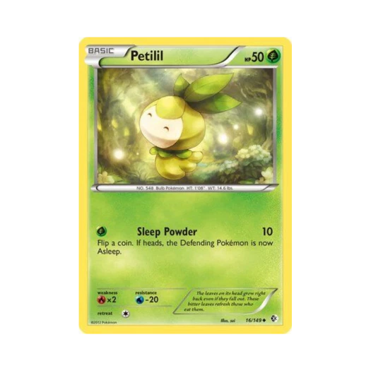 Pokemon TCG Petilil C Boundaries Crossed (English Ver.)