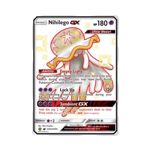 Pokemon TCG Nihilego GX RSG Hidden Fates (English Ver.)