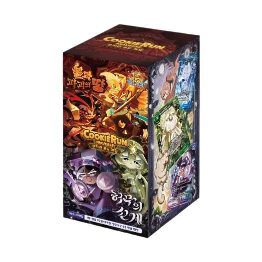 쿠키런 TCG 쿠키런 브레이버스 카드 게임 부스터 팩 불과 파괴의 땅 허무의 선계 (30팩/한글판)