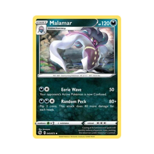 Pokemon TCG Malamar U Champion's Path (English Ver.)