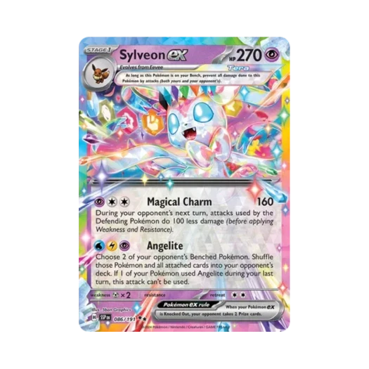 포켓몬 TCG 님피아 ex DR 서징 스파크 (영문판)