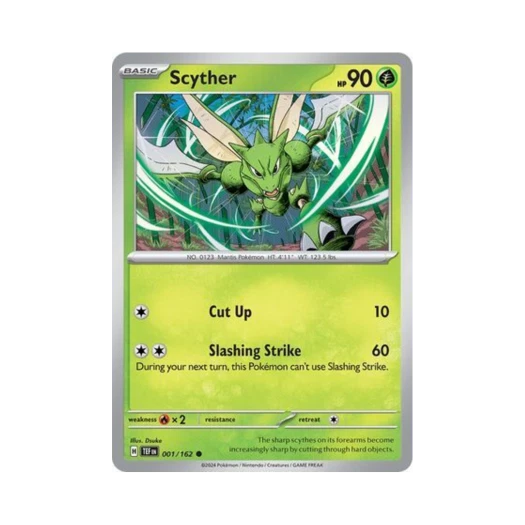 Pokemon TCG Scyther C Temporal Forces (English Ver.)