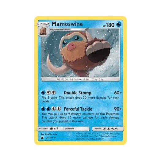 포켓몬 TCG 맘모꾸리 R 크림슨 인베이전 (영문판)