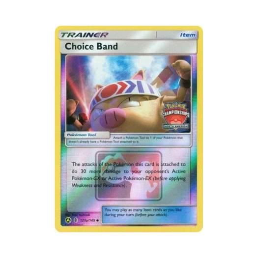 Pokemon TCG Choice Band U Yellow A Alternate (English Ver.)