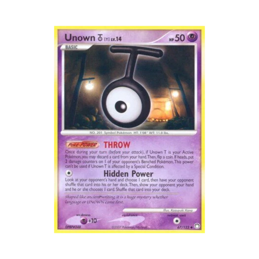 포켓몬 TCG 안농 T U 미스터리어스 트레져스 (영문판)