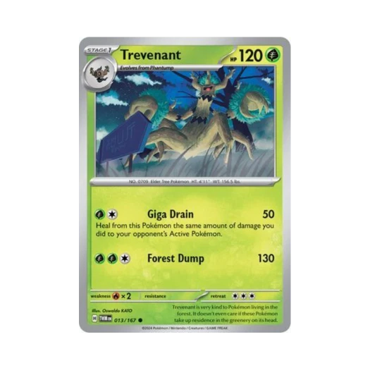 Pokemon TCG Trevenant C Twilight Masquerade (English Ver.)
