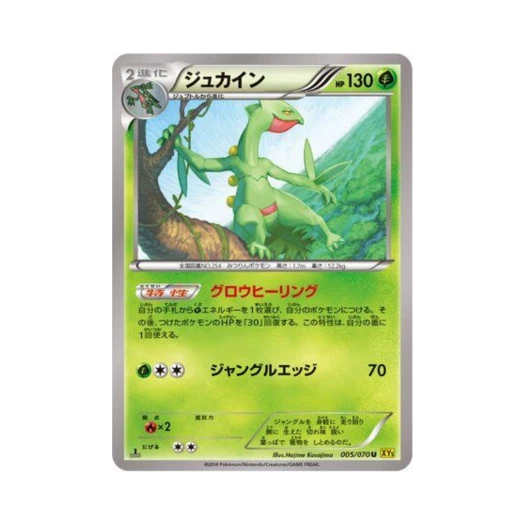 포켓몬 TCG 나무킹 U 가이아 볼케이노 퍼스트 에디션 (일어판)