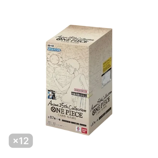 원피스 TCG EB-02 엑스트라 부스터 팩 애니메이션 25주년 컬렉션 12 박스 (288팩/일어판)