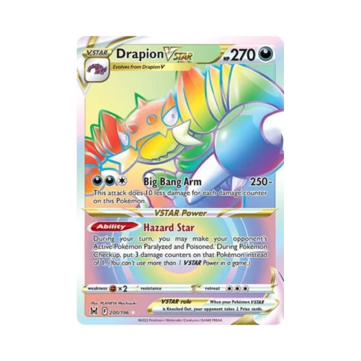 Pokemon TCG Drapion VSTAR RR Lost Origin (English Ver.)