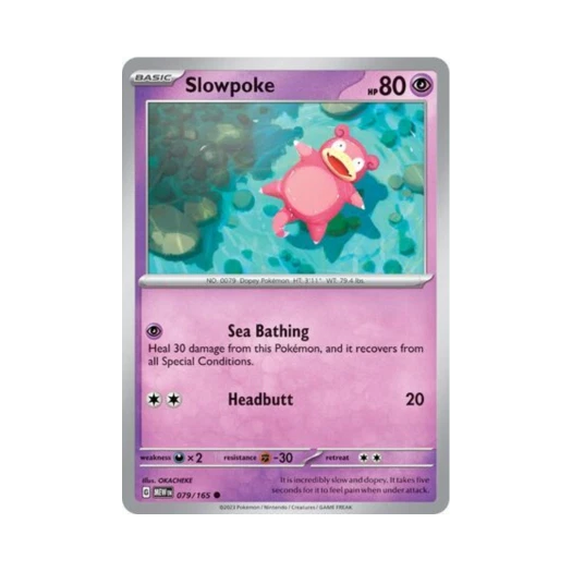 Pokemon TCG Slowpoke C Scarlet & Violet 151 (English Ver.)