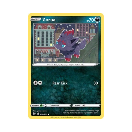 포켓몬 TCG 조로아 C 이볼빙 스카이즈 (영문판)