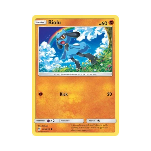 포켓몬 TCG 리오르 C 유니파이드 마인즈 (영문판)