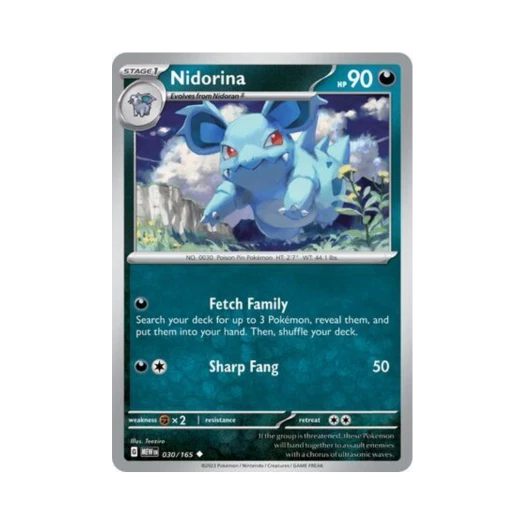 Pokemon TCG Nidorina U Scarlet & Violet 151 (English Ver.)