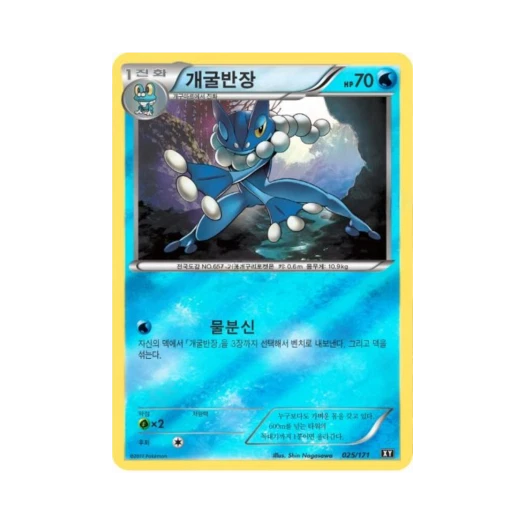 포켓몬 TCG 개굴반장 베스트 오브 엑스와이 (한글판)