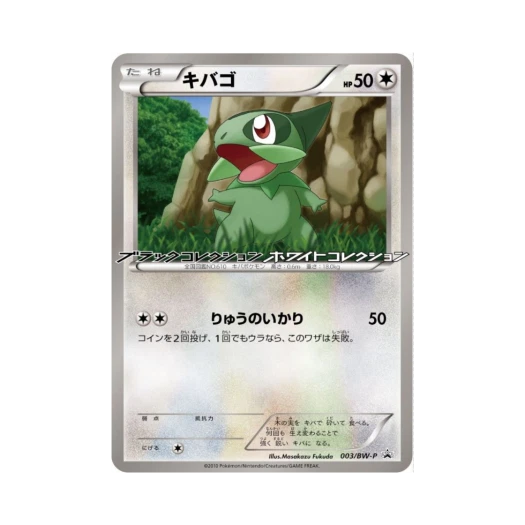 포켓몬 TCG 터검니 P 블랙 & 화이트 프로모카드 (일어판)