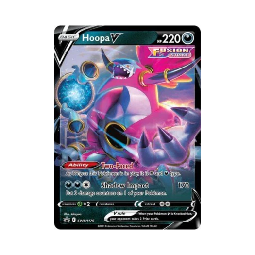 Pokemon TCG Hoopa V Jumbo P Sword & Shield Promos (English Ver.)