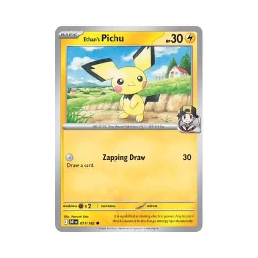포켓몬 TCG 심향의 피츄 C 데스티니드 라이벌스 (영문판)