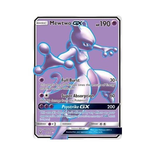 포켓몬 TCG 뮤츠 GX RU 샤이닝 레전즈 (영문판)
