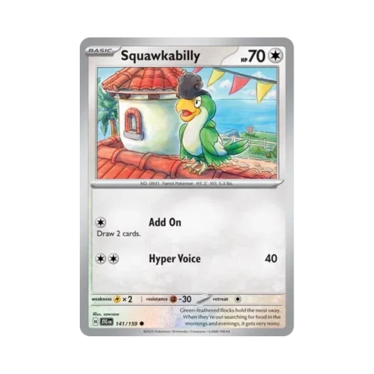 Pokemon TCG Squawkabilly C Journey Together (English Ver.)