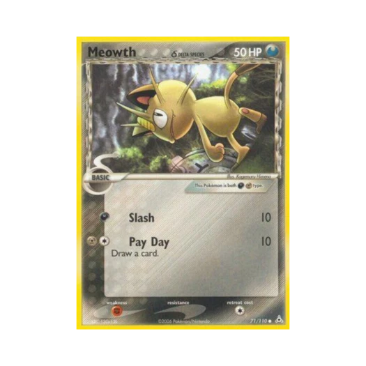 포켓몬 TCG 나옹 C EX 홀론 팬텀 (영문판)