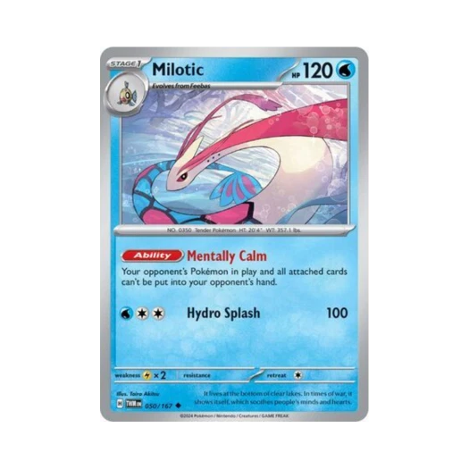 Pokemon TCG Milotic U Twilight Masquerade (English Ver.)