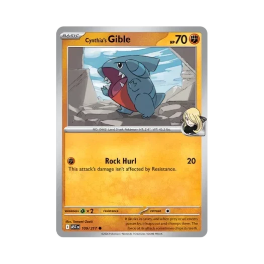 포켓몬 TCG 난천의 딥상어동 C 메가 에볼루션 어센드 히어로즈 (영문판)