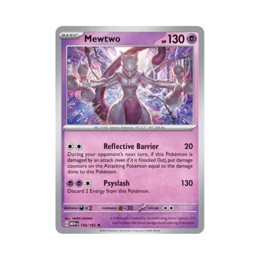 Pokemon TCG Mewtwo R Scarlet & Violet 151 (English Ver.)