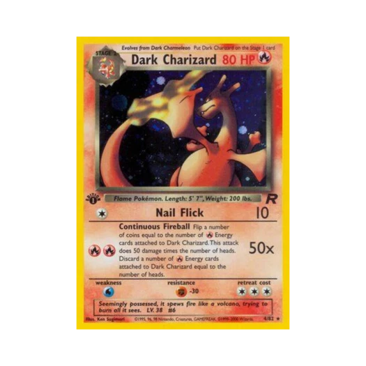 Pokemon TCG Dark Charizard Team Rocket 1st Edition (English Ver.)