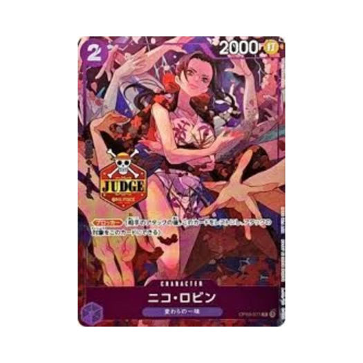 One Piece TCG Nico Robin C OP09-071 Promotion Card Official Judge Promotion Pack Vol.2 (Japanese Ver.)