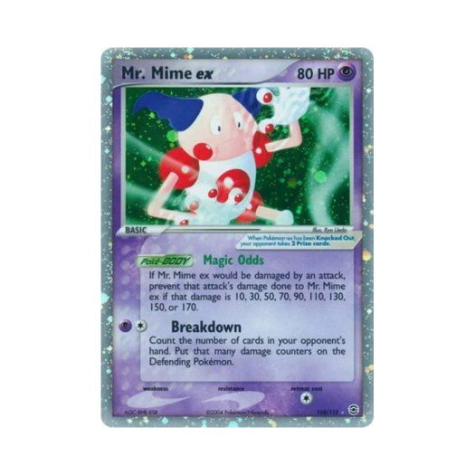 포켓몬 TCG 마임맨 ex RHe EX 파이어레드 & 리프그린 (영문판)