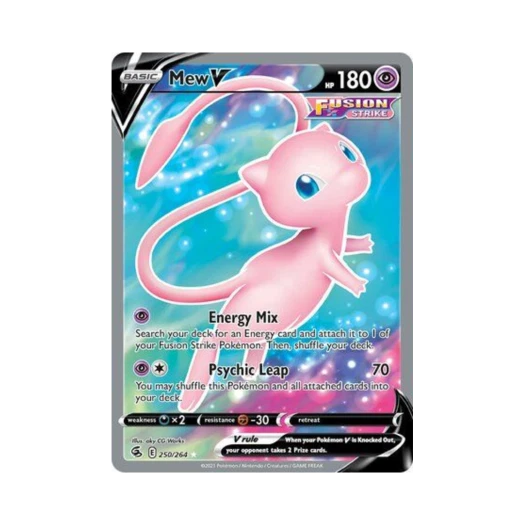 Pokemon TCG Mew V RU Fusion Strike (English Ver.)