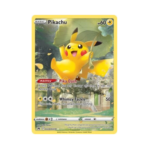 Pokemon TCG Pikachu R Crown Zenith (English Ver.)