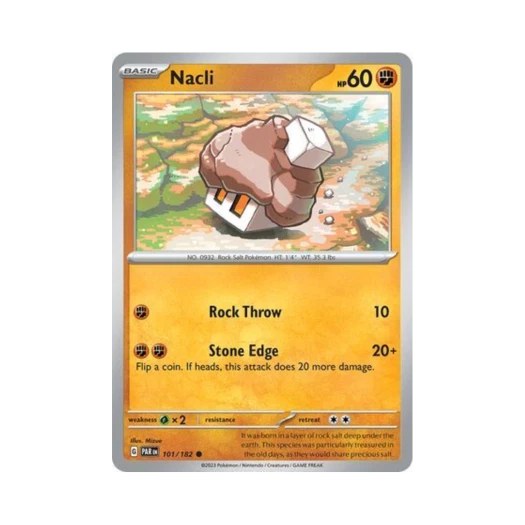 Pokemon TCG Nacli C Paradox Rift (English Ver.)