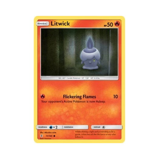 Pokemon TCG Litwick C Guardians Rising (English Ver.)