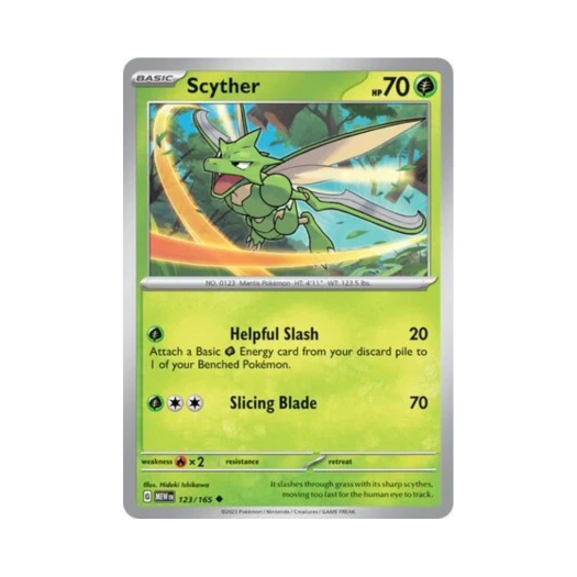 Pokemon TCG Scyther U Scarlet & Violet 151 (English Ver.)