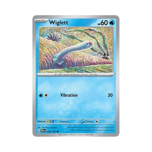 Pokemon TCG Wiglett C Paradox Rift (English Ver.)